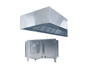 油網(wǎng)煙罩連新風